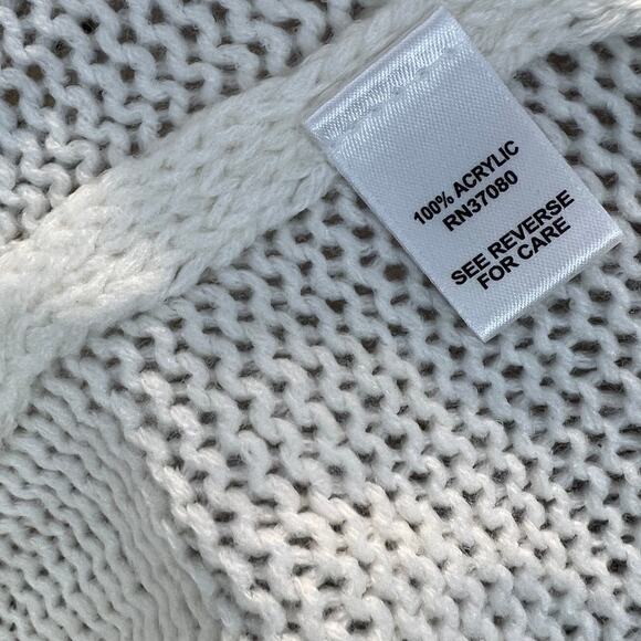 Cato Woman White Jeweled Rhinestone Fairisle Knit Sweater Plus Size 22/24W - Picture 9 of 9